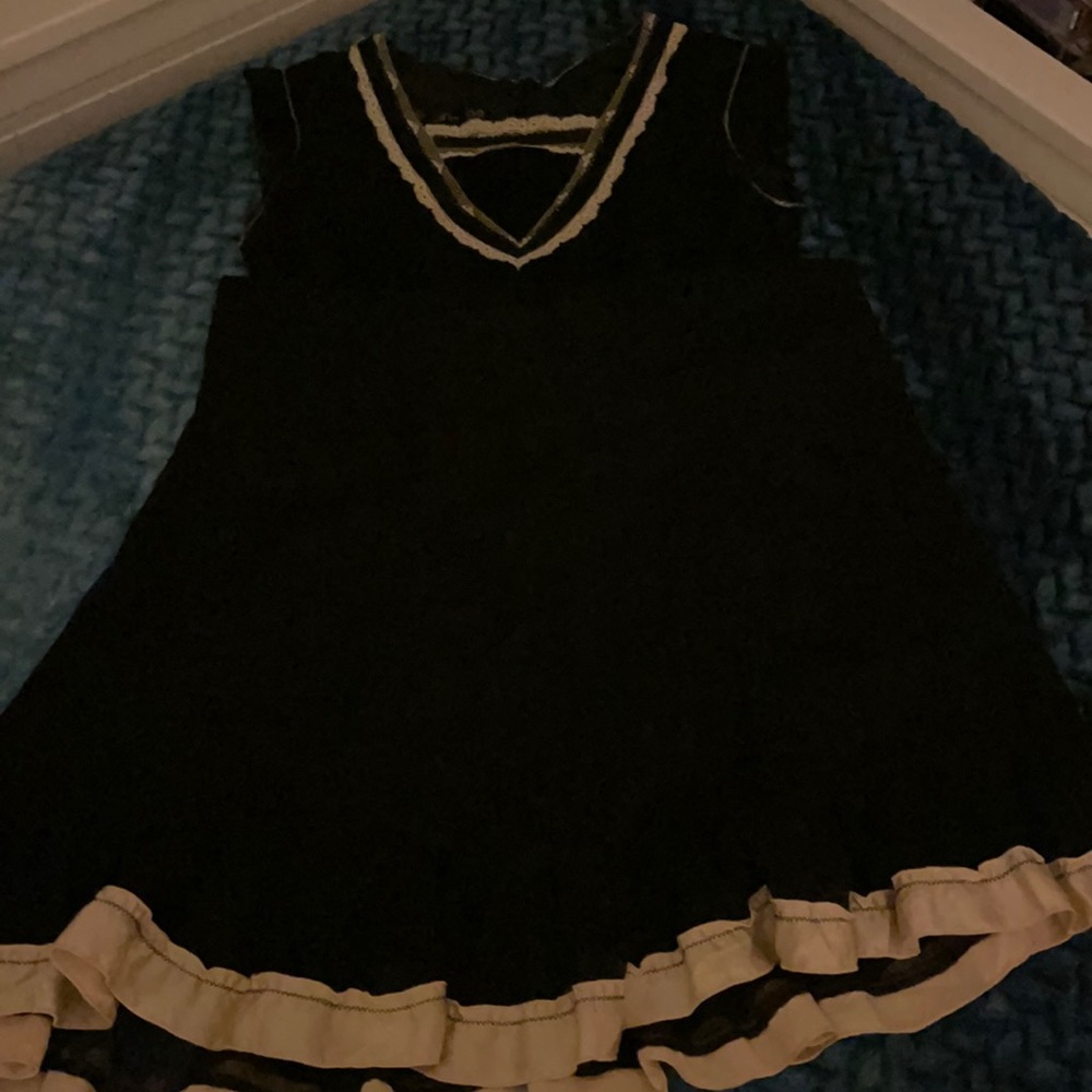 Vintage black Victorian style dress